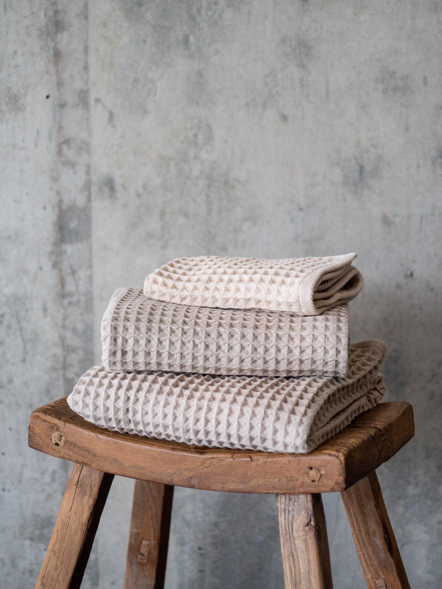 Air Waffle Towel – Beige