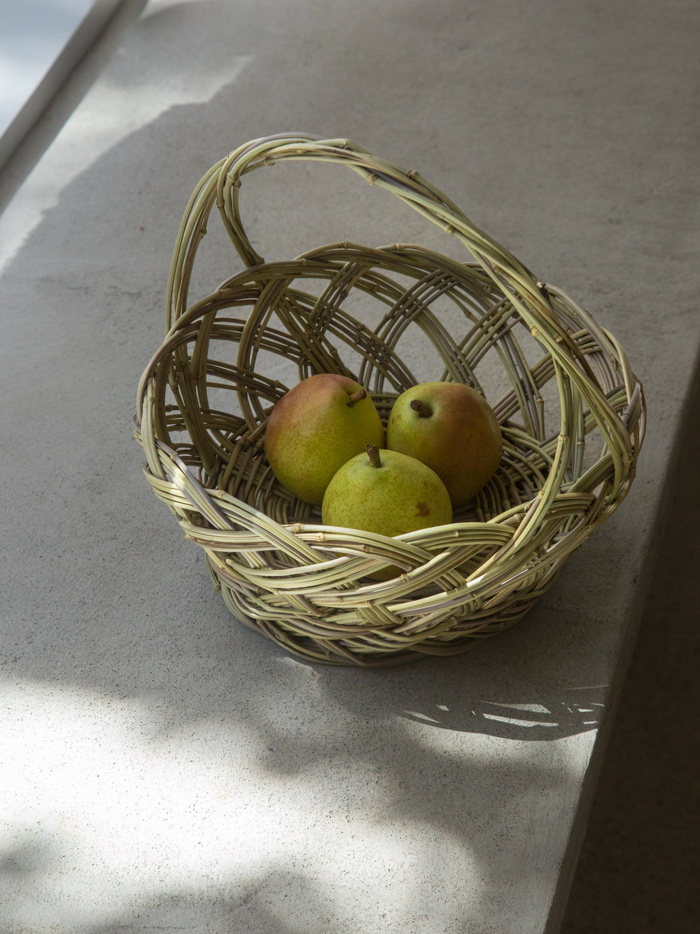 Kanchiku Bamboo Basket with Handle