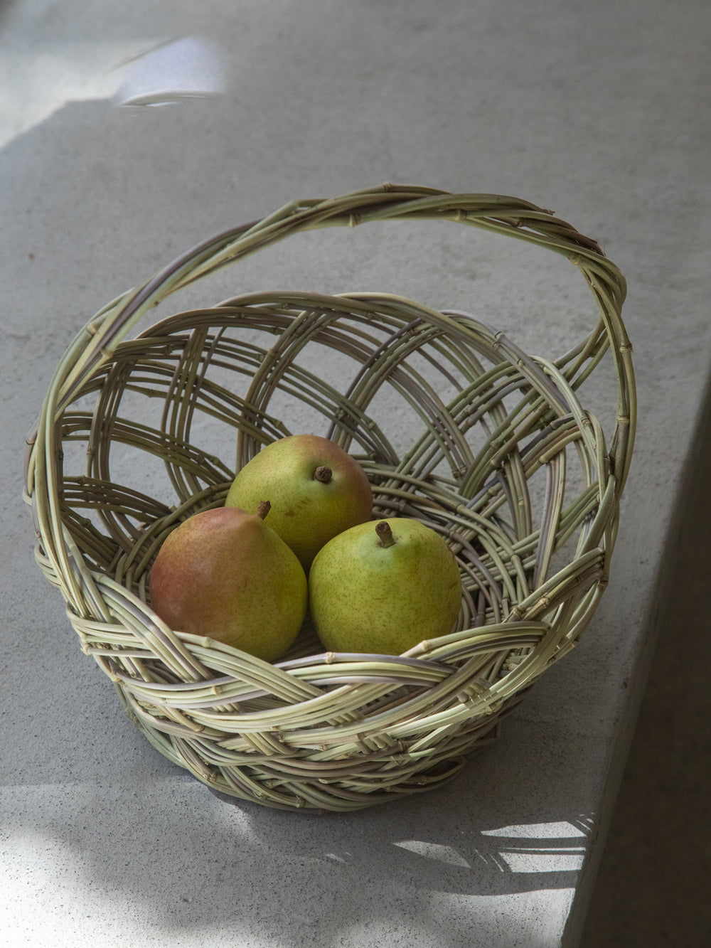 Kanchiku Bamboo Basket with Handle