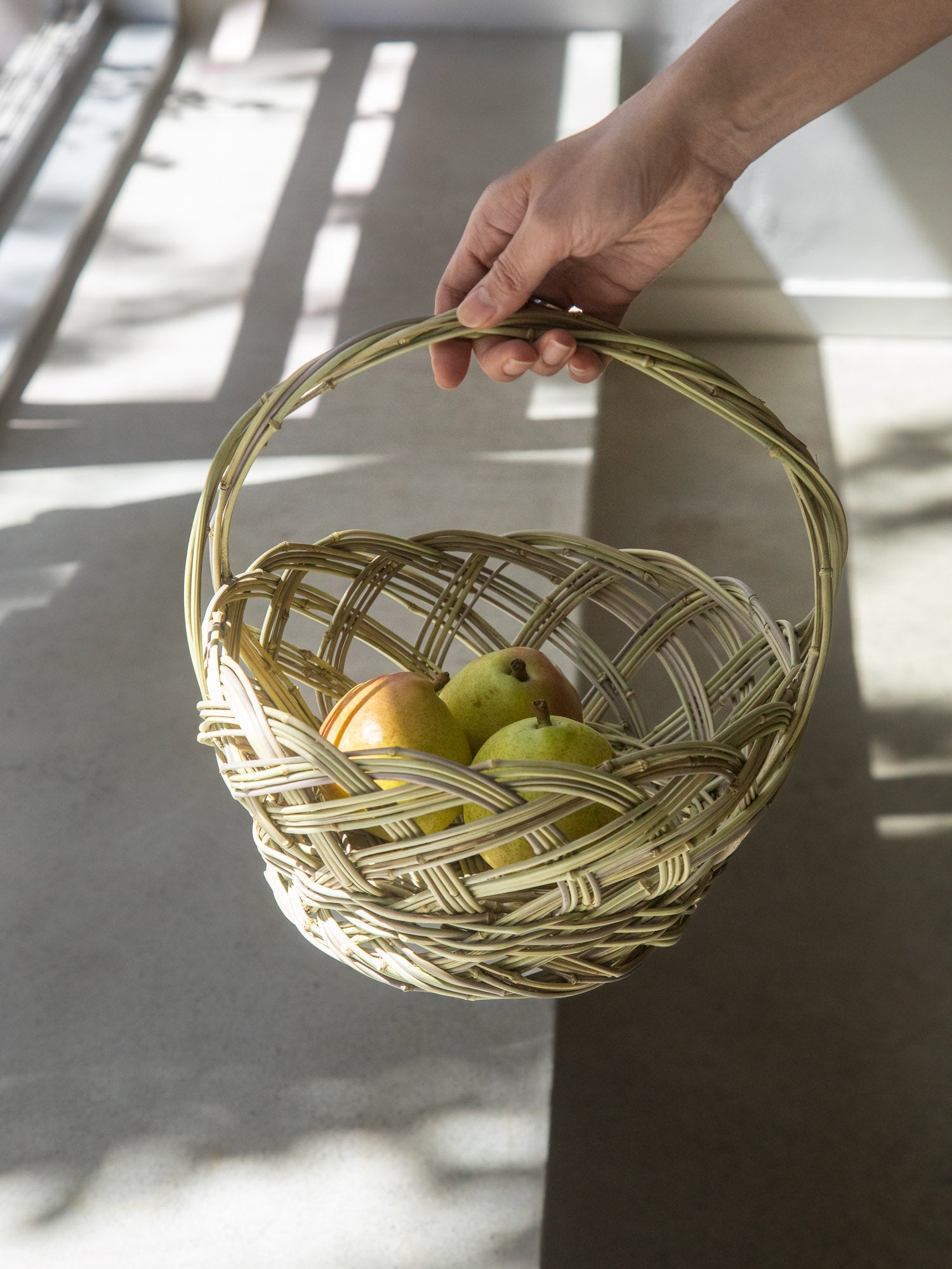 Kanchiku Bamboo Basket with Handle