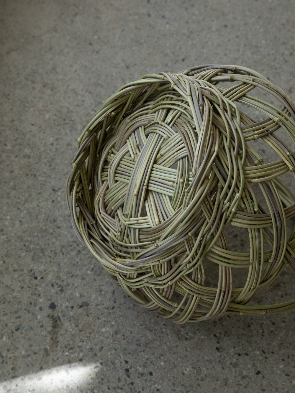 Kanchiku Bamboo Basket with Handle