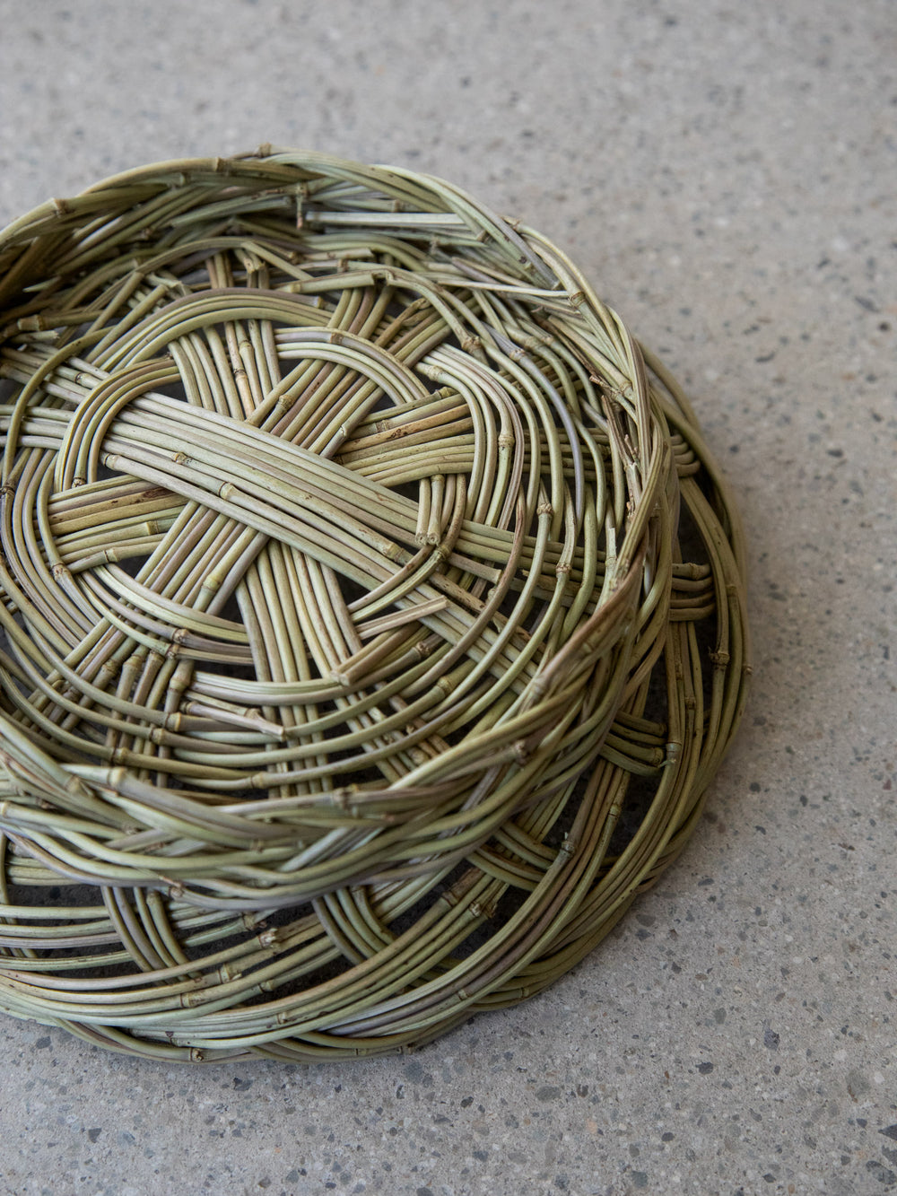 Kanchiku Bamboo Round Basket