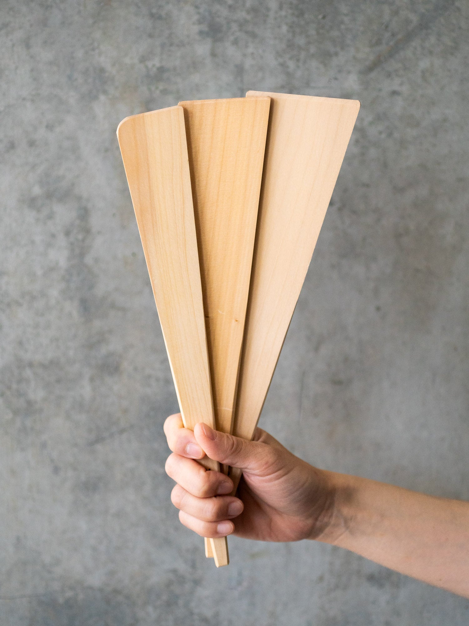 Triangular Wooden Spatula