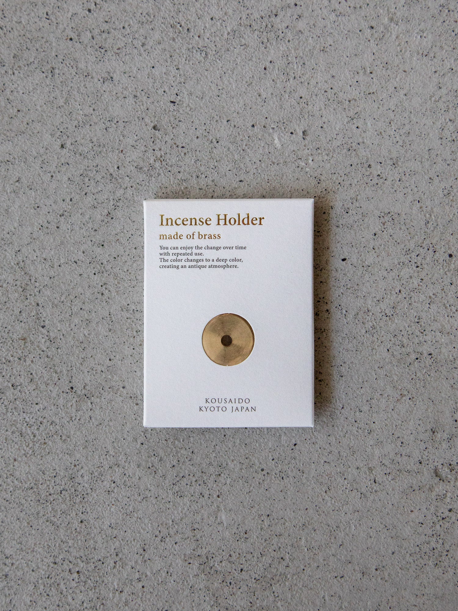 Kousaido Brass Incense Holder