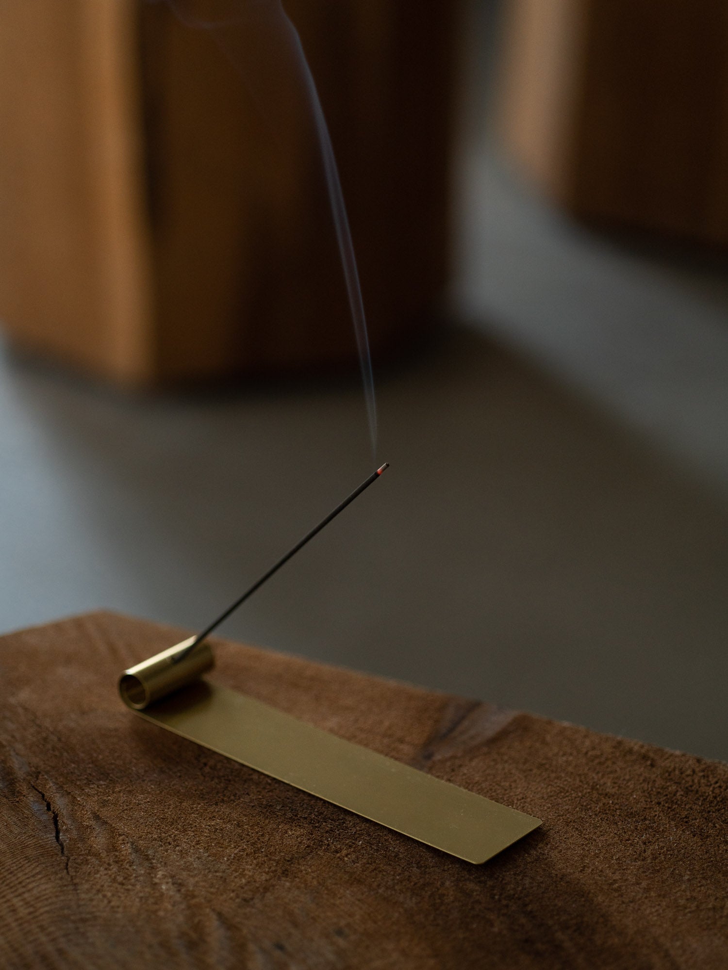 Brass Long Incense Holder