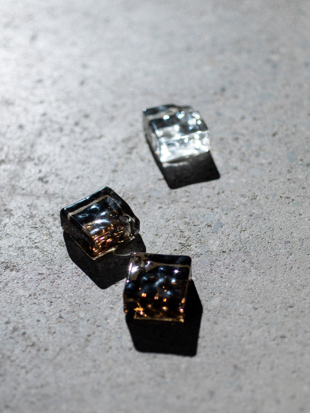 Glass Square Incense Holder