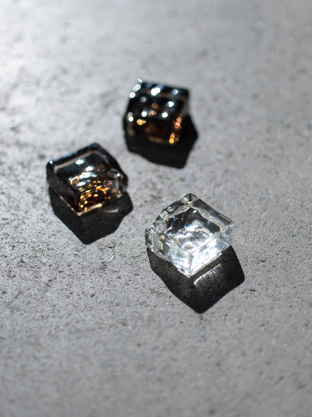 Glass Square Incense Holder