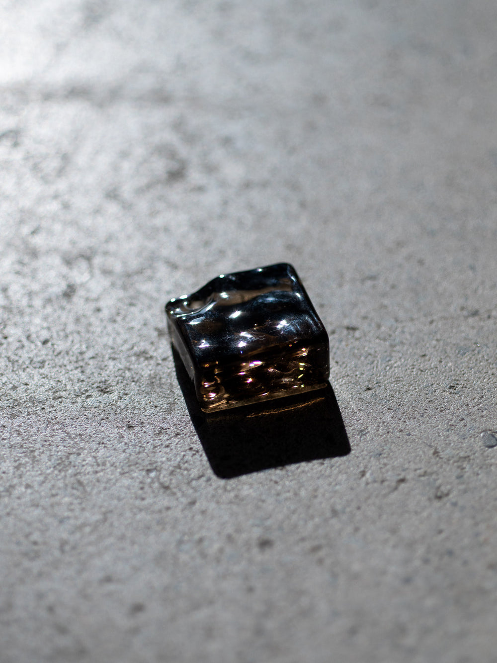 Glass Square Incense Holder