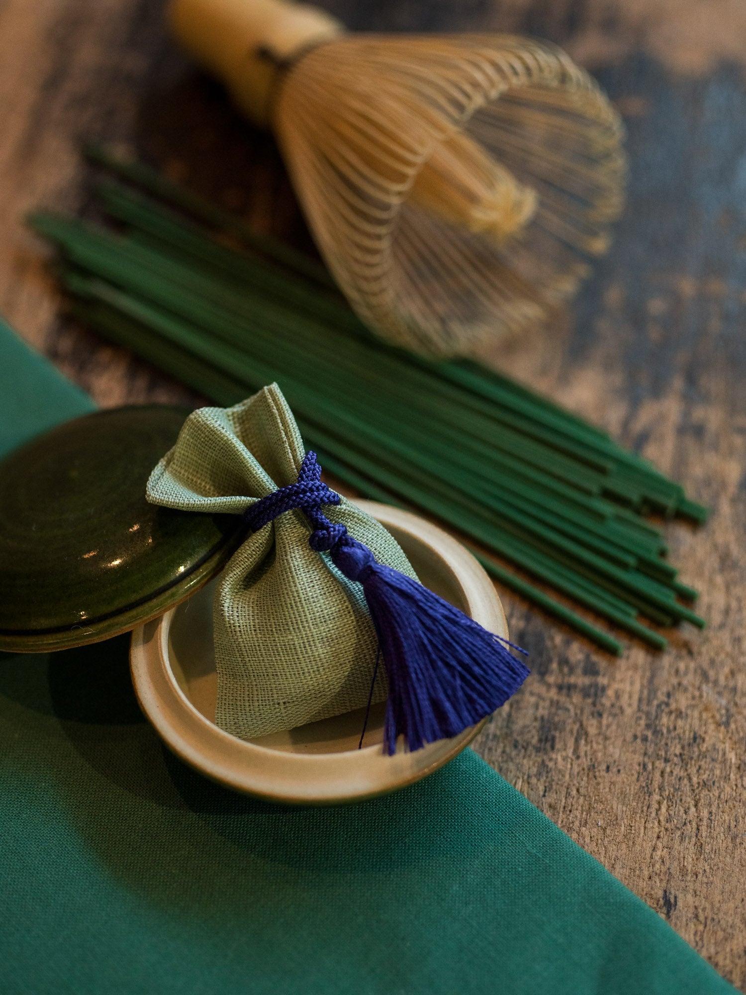 Kungyokudo Incense Sachet – Uji Matcha