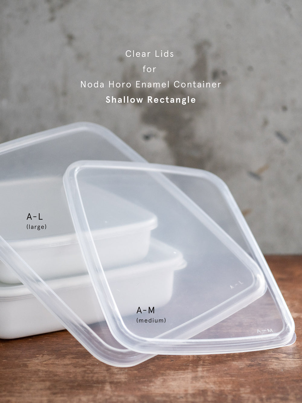 Noda Horo Clear Lids
