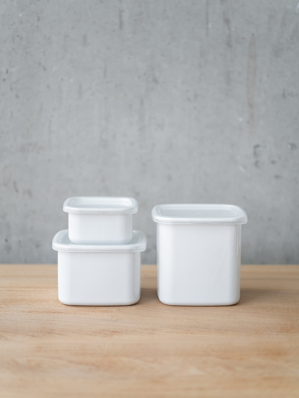 Noda Horo Enamel Container – Square