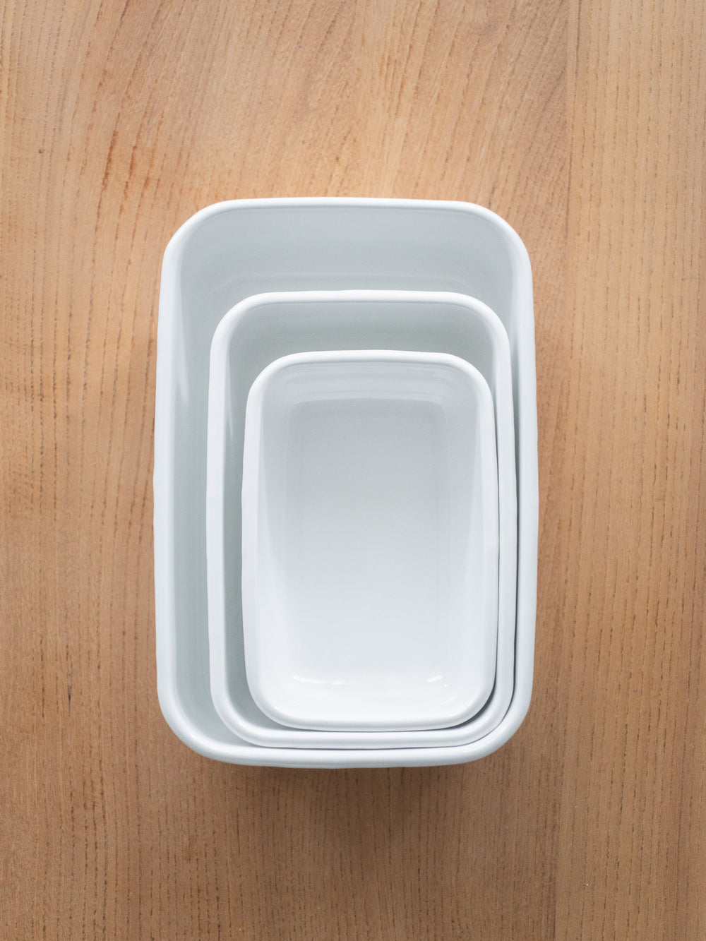 Noda Horo Enamel Container – Deep Rectangle