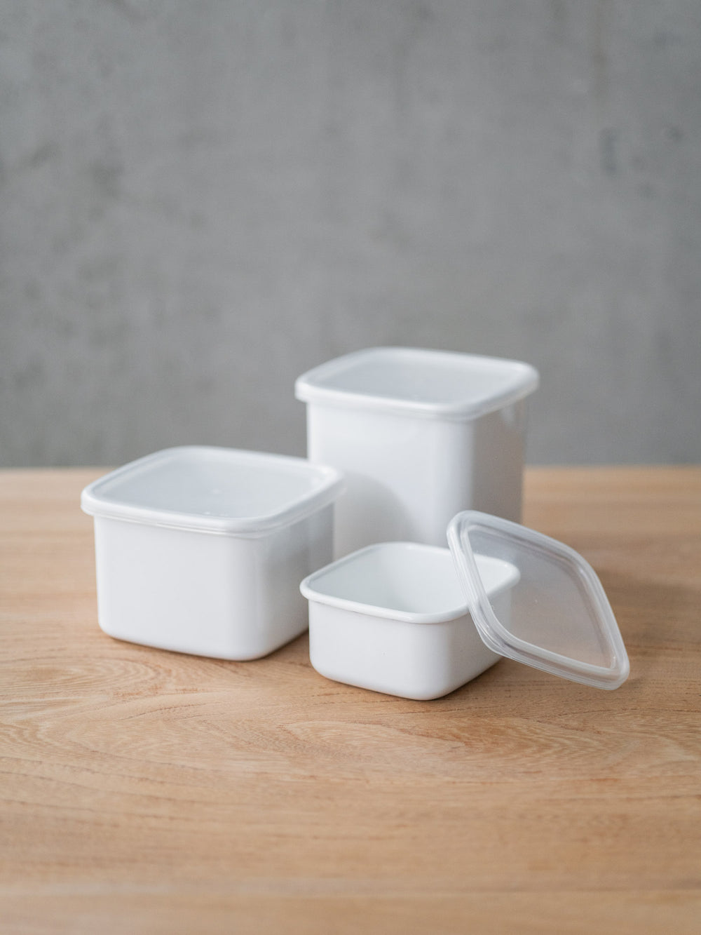 Noda Horo Enamel Container – Square