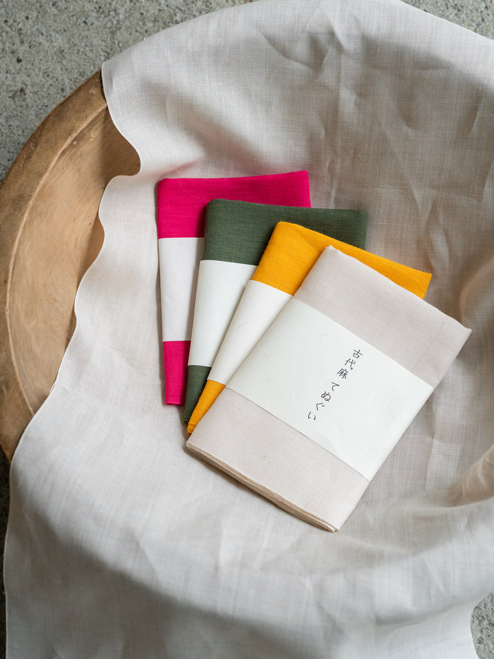 Ancient Linen Tenugui