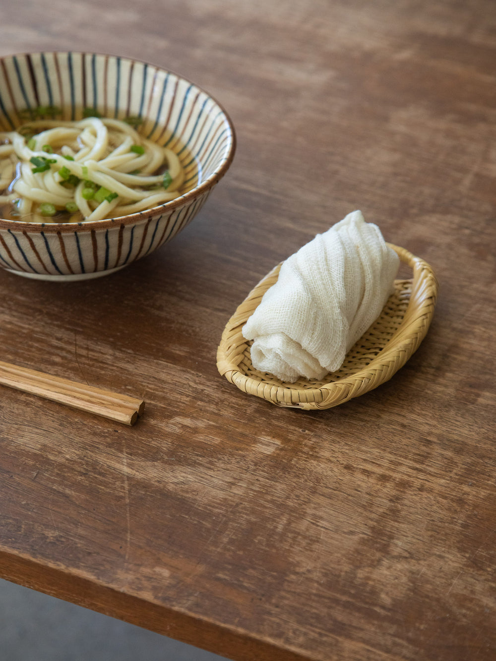 Bamboo Oshibori Tray