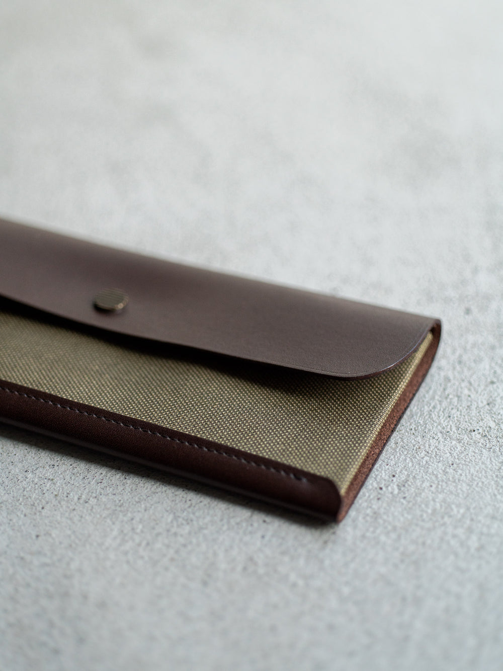 Postalco Snap Pen Case – Olive Green