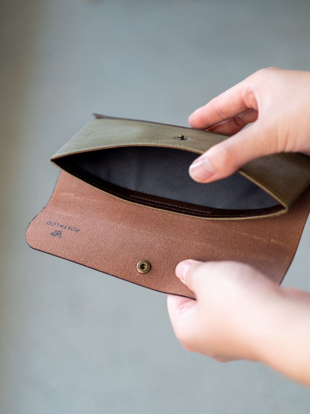 Postalco Snap Pen Case – Olive Green