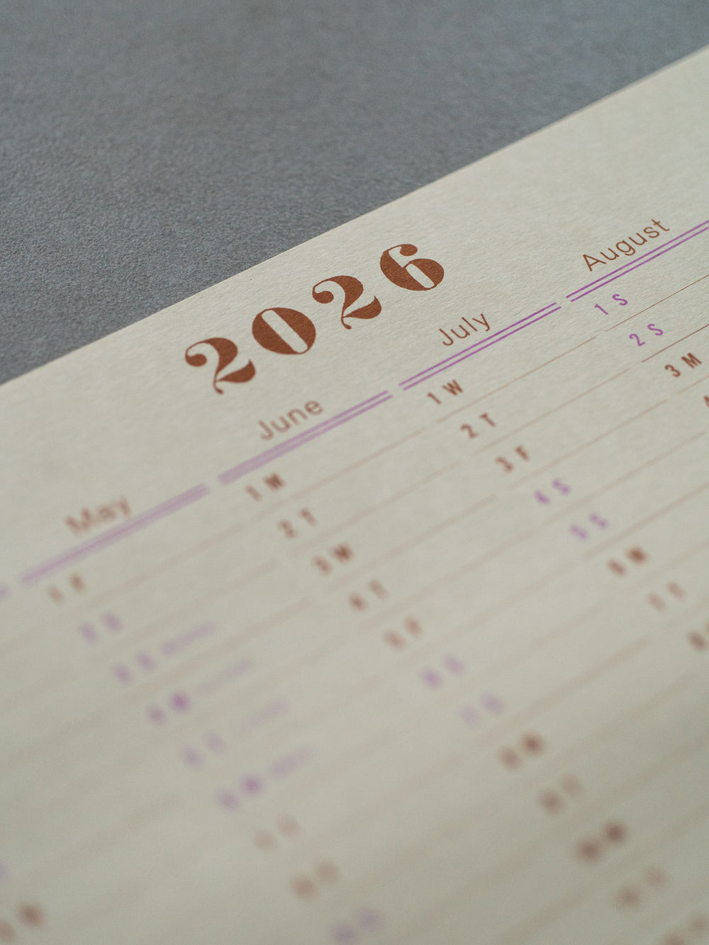 2026 One Year Wall Calendar