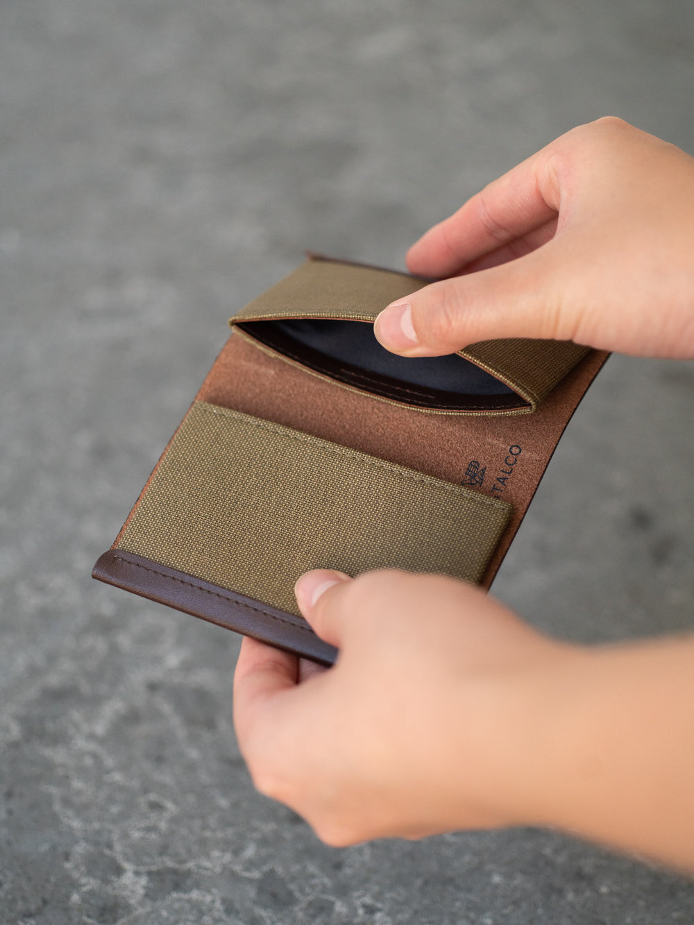 Postalco Card Holder – Olive Green