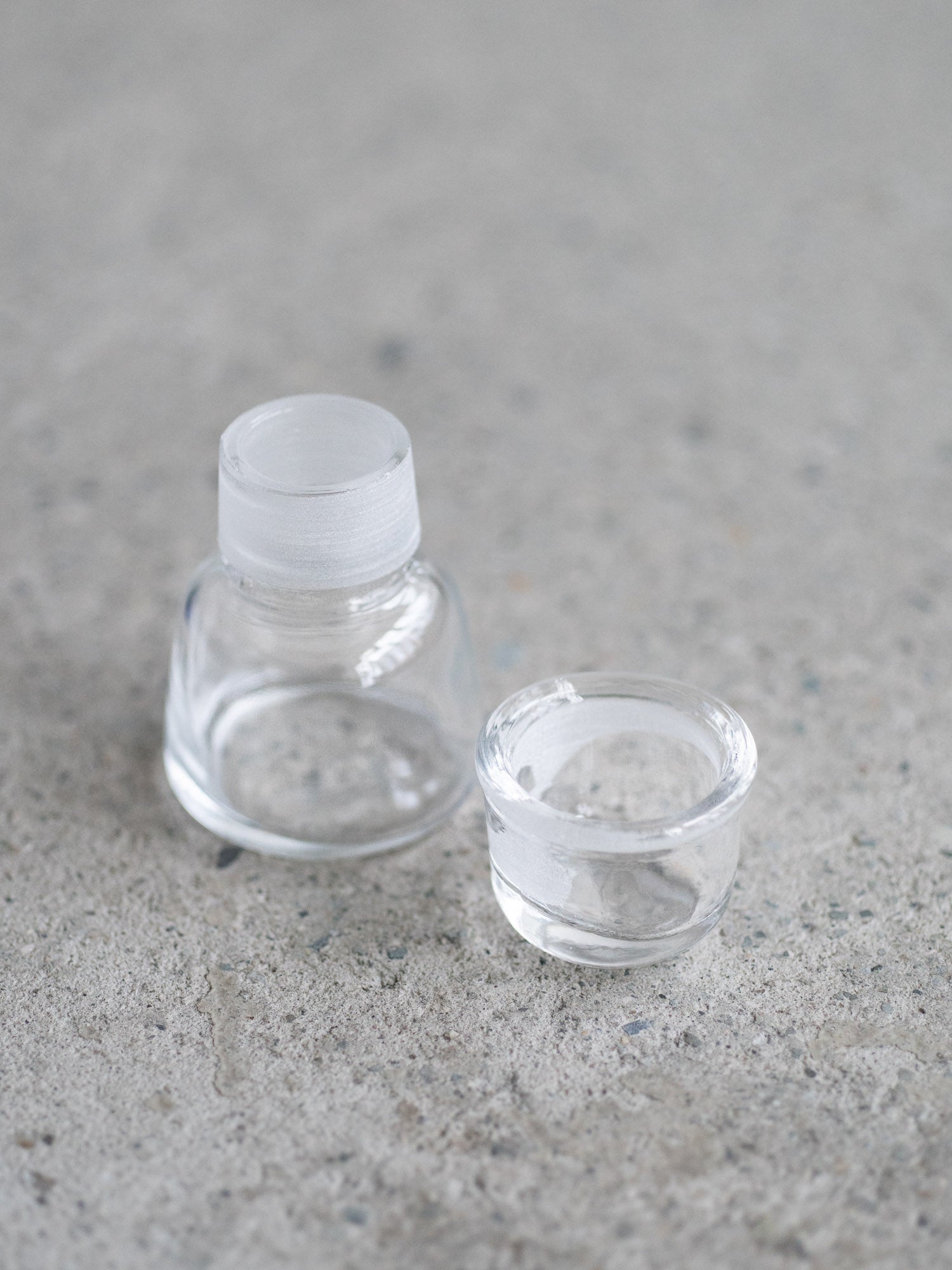 Retro Glass Medicine Bottle – Large