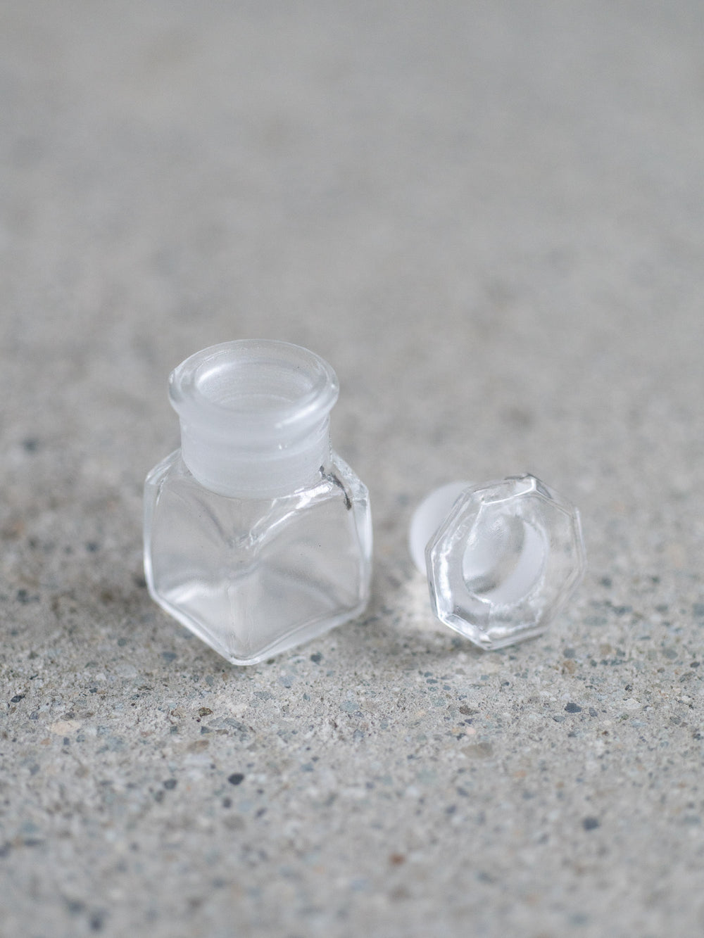 Retro Glass Medicine Bottle – Small