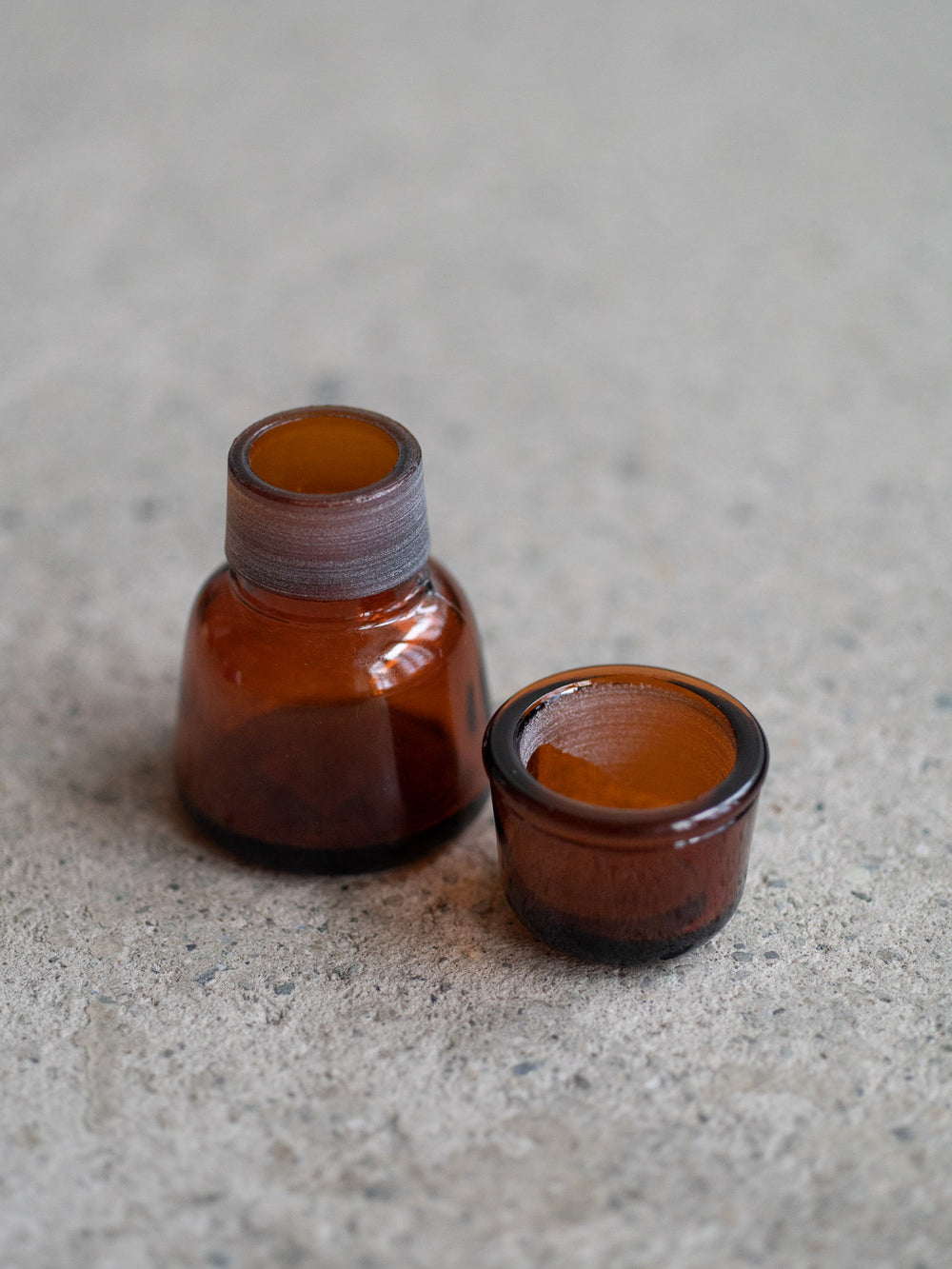 Retro Glass Medicine Bottle – Large