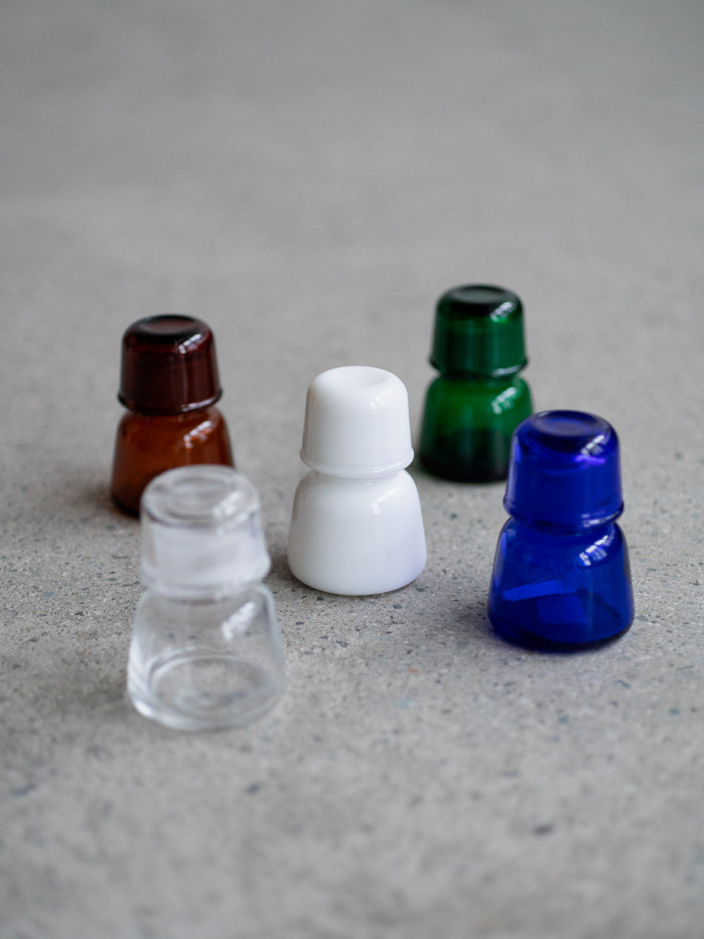 Retro Glass Medicine Bottle – Large