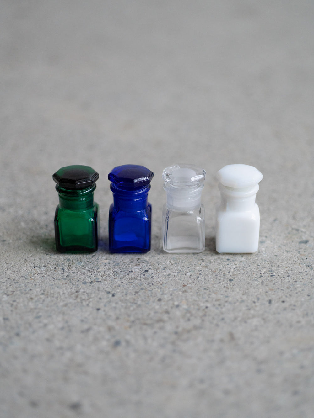 Retro Glass Medicine Bottle – Small