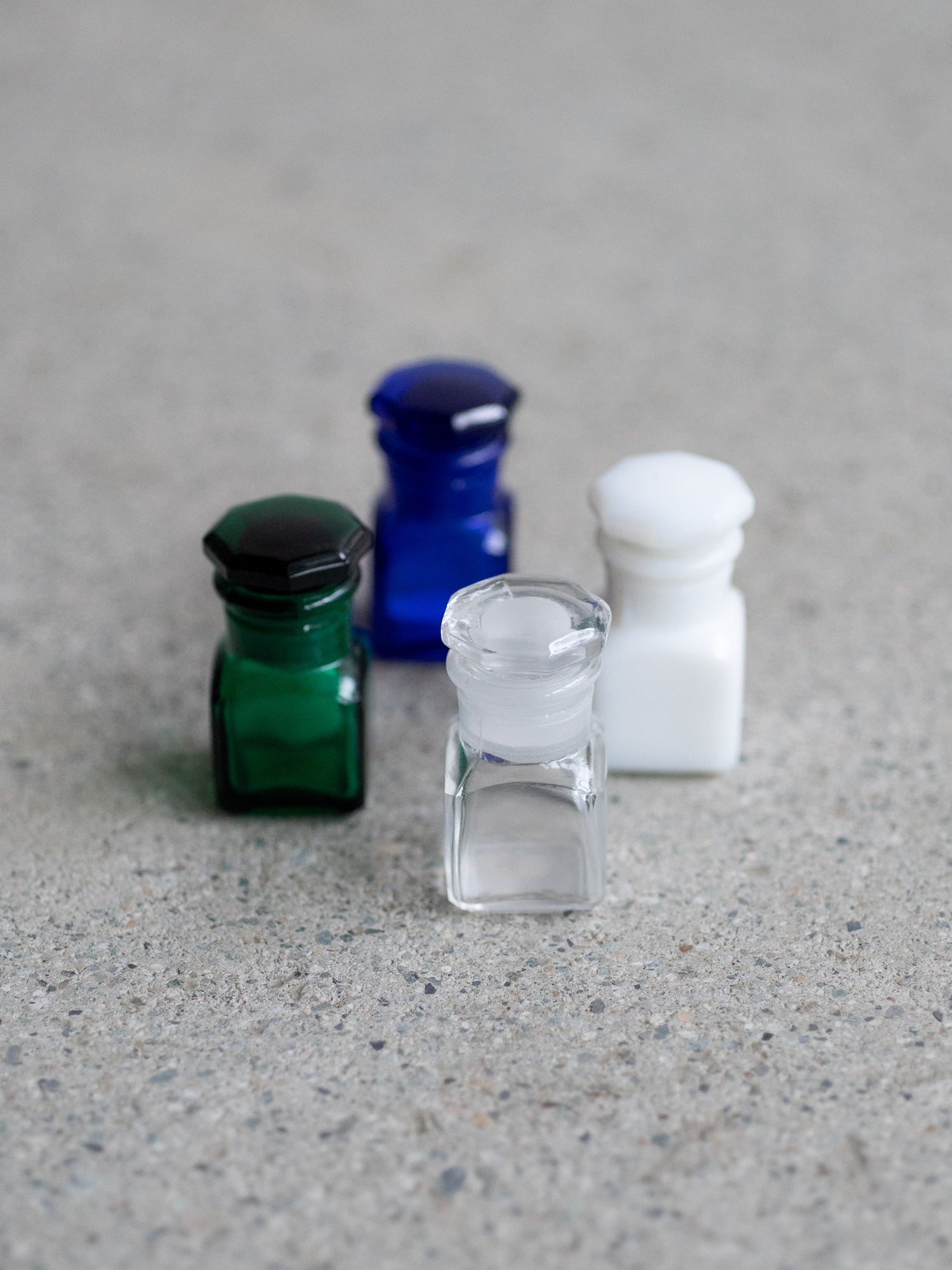 Retro Glass Medicine Bottle – Small