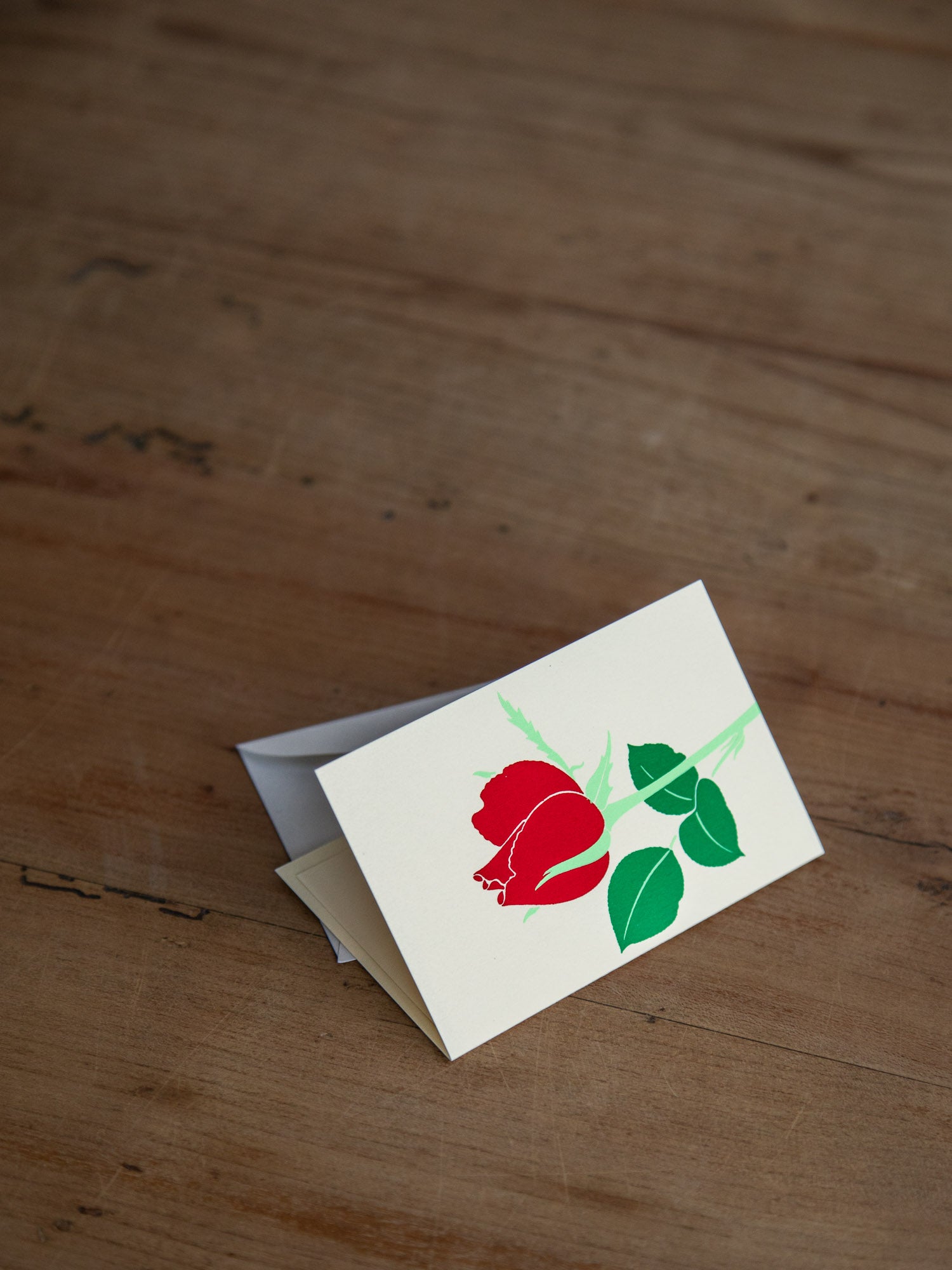 Silk Screen Mini Greeting Card