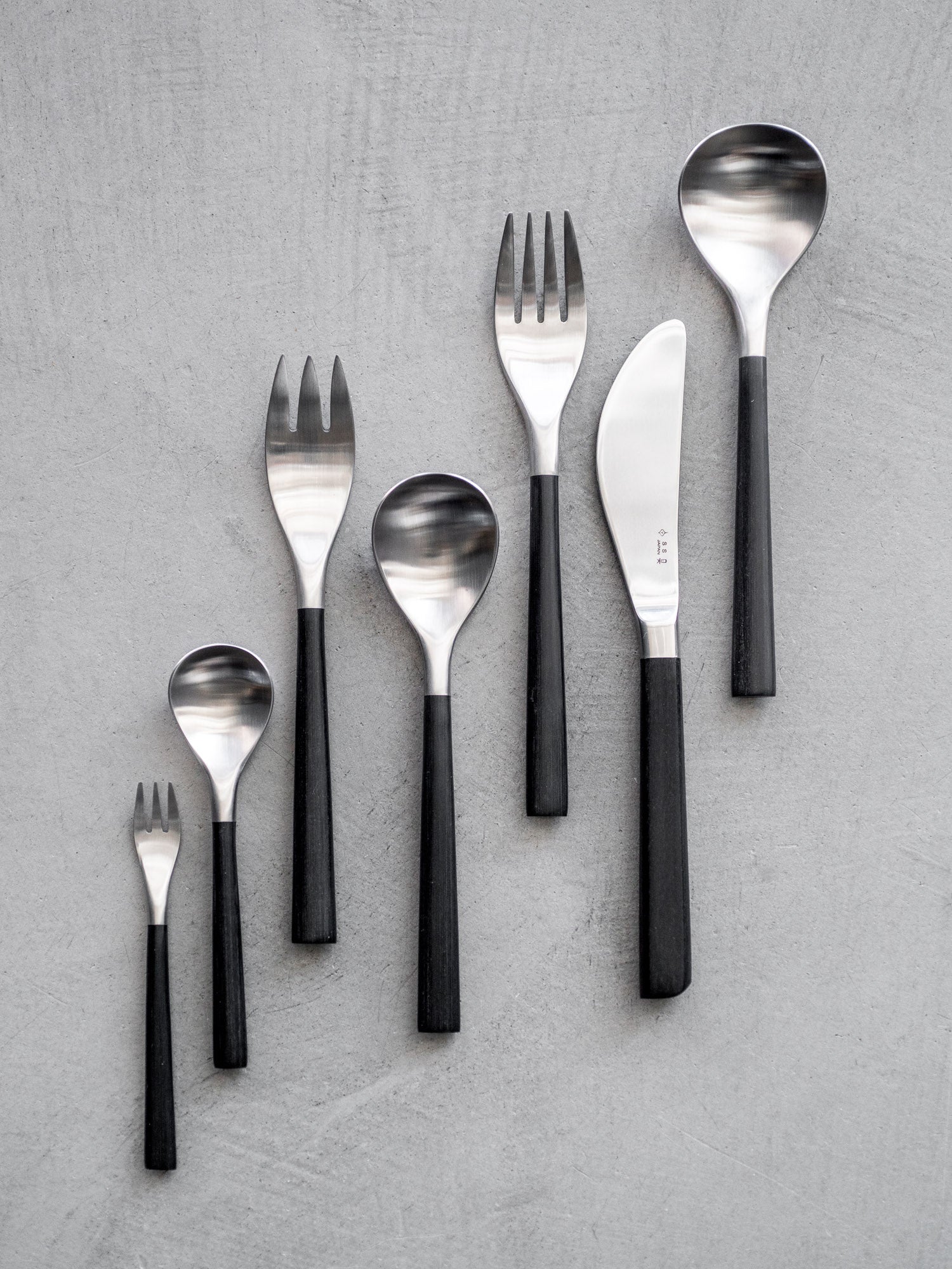 Sori Yanagi Black Birch Cutlery