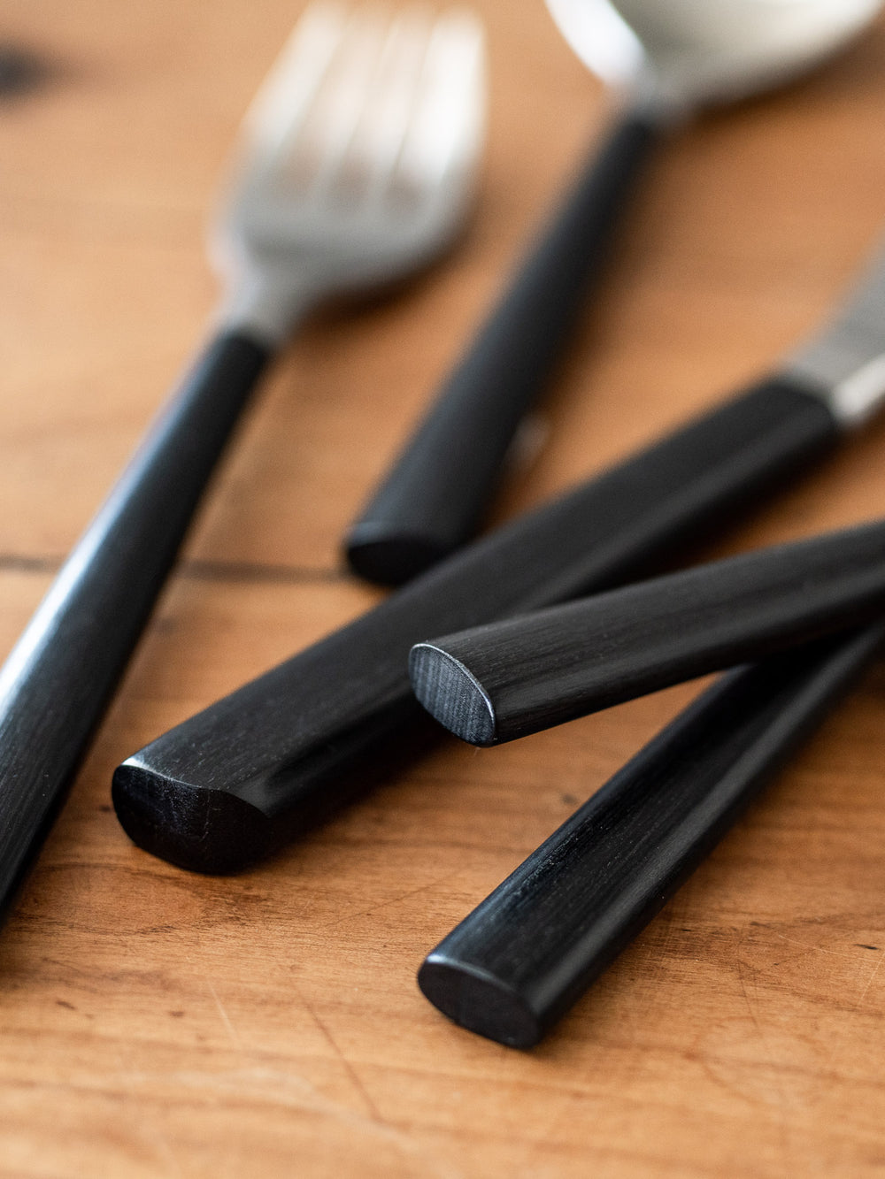 Sori Yanagi Black Birch Cutlery
