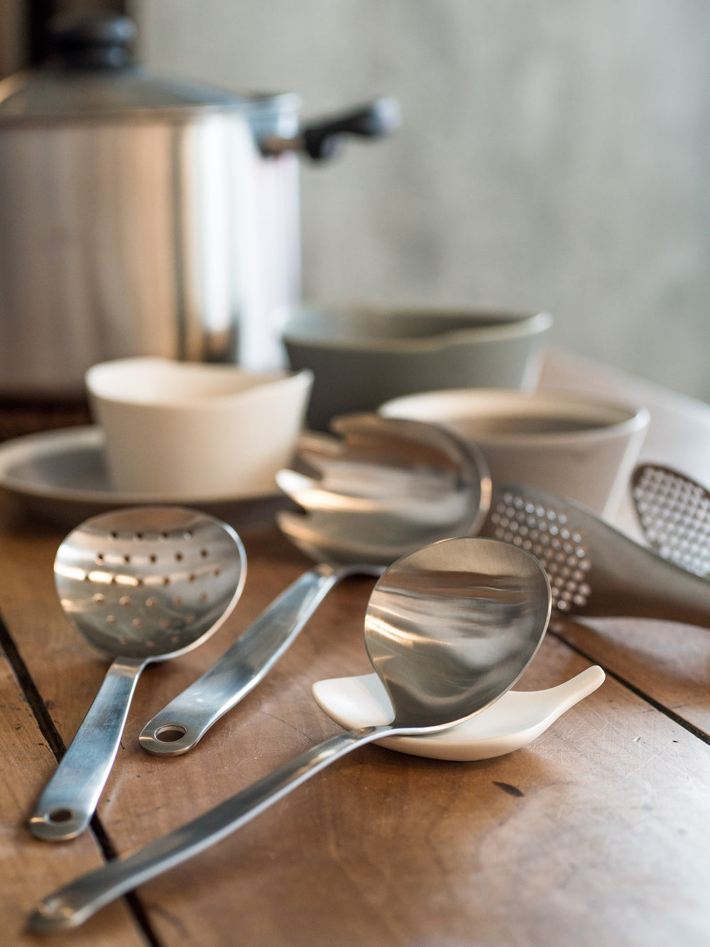 Sori Yanagi Stainless Fork Ladle