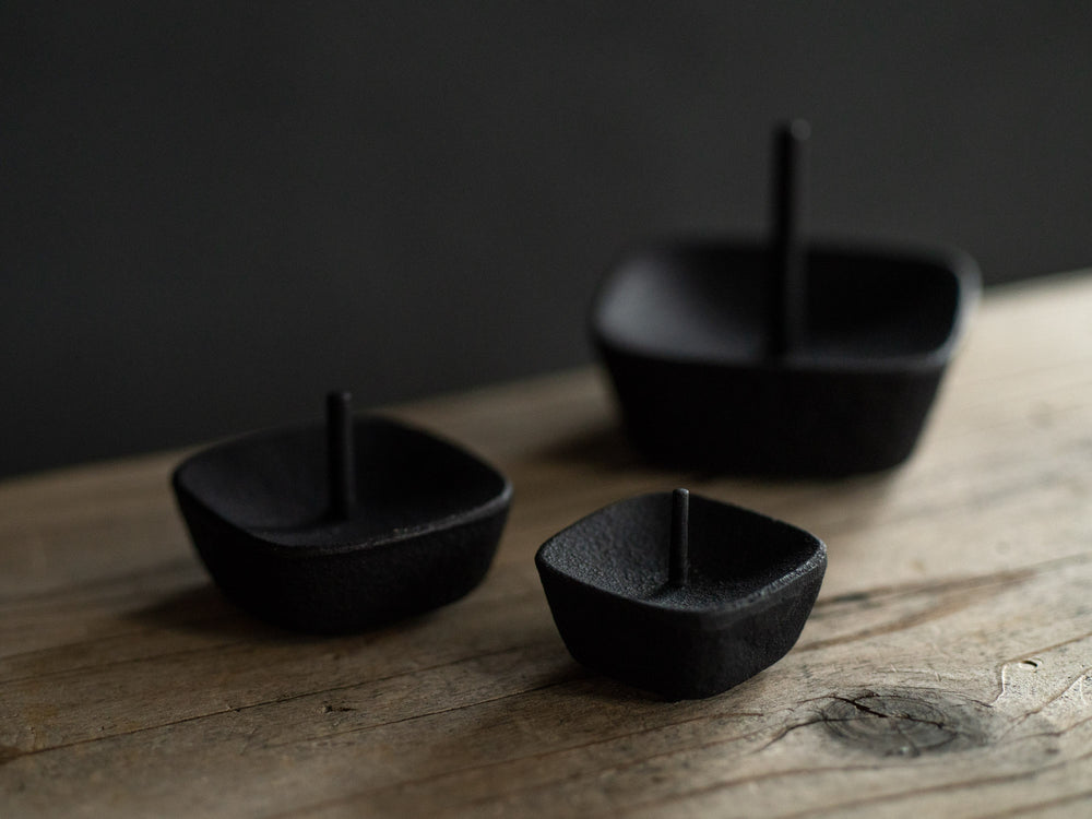 Koma Cast Iron Candle Stand