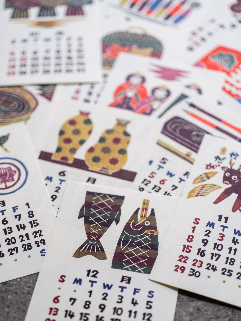 2026 Teshigoto Calendar – Desktop