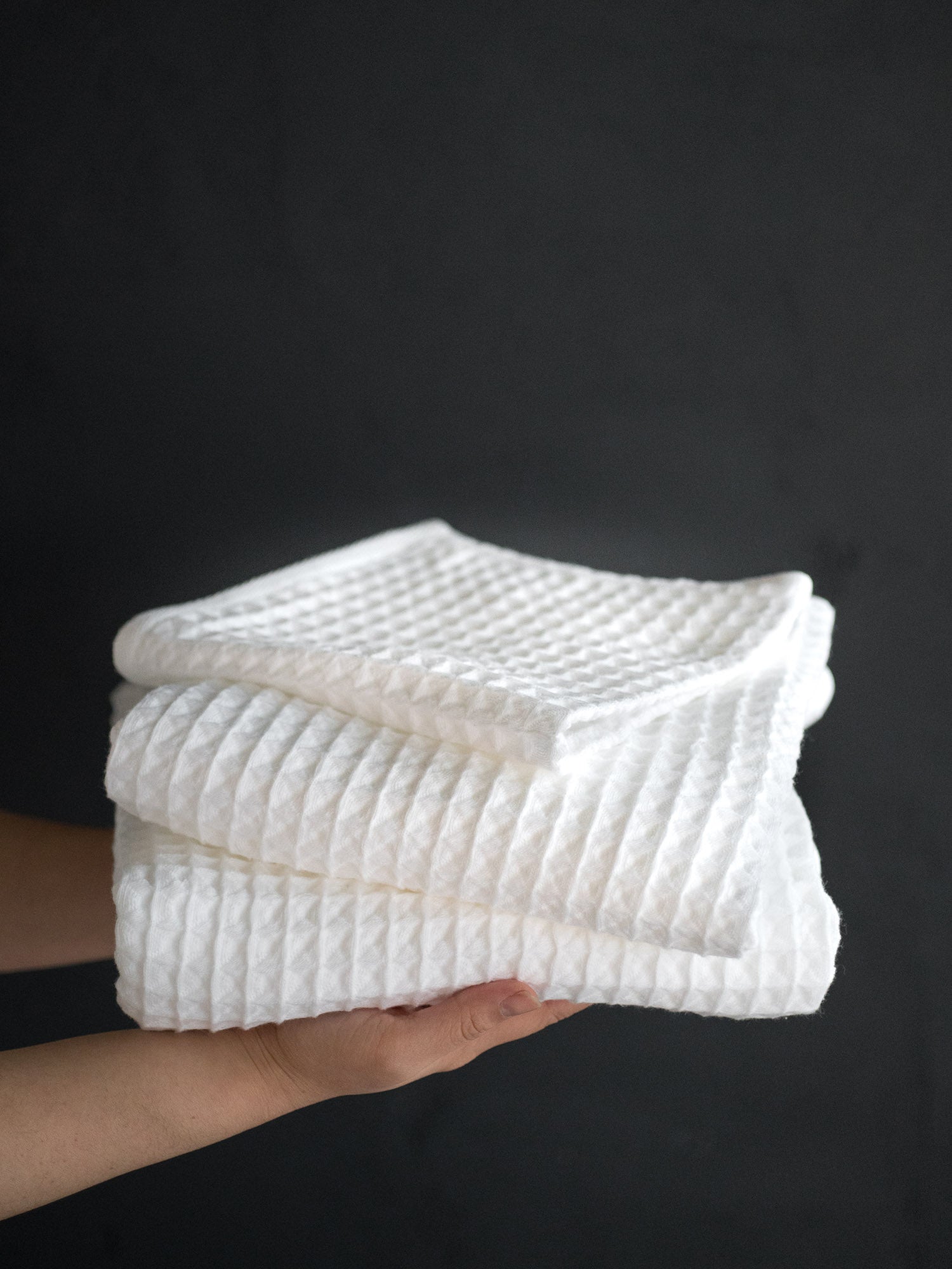 Air Waffle Towel – White