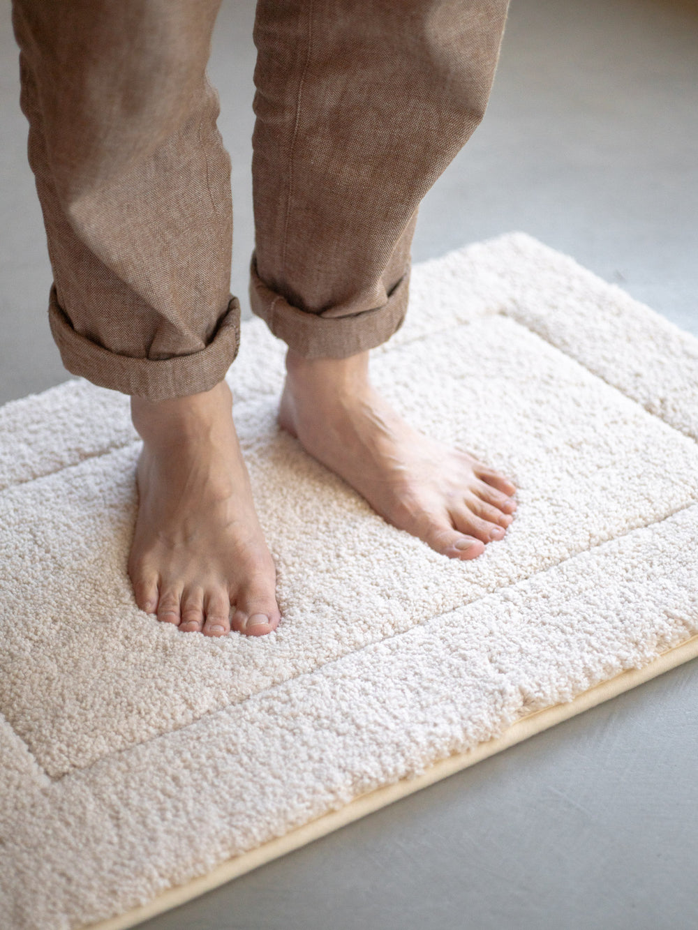 Quick Dry Bath Mat – Beige