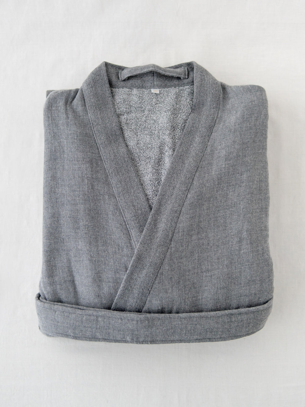 Sumi Gauze & Pile Kimono Robe