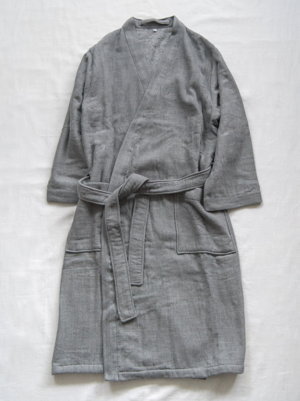 Sumi Gauze & Pile Kimono Robe