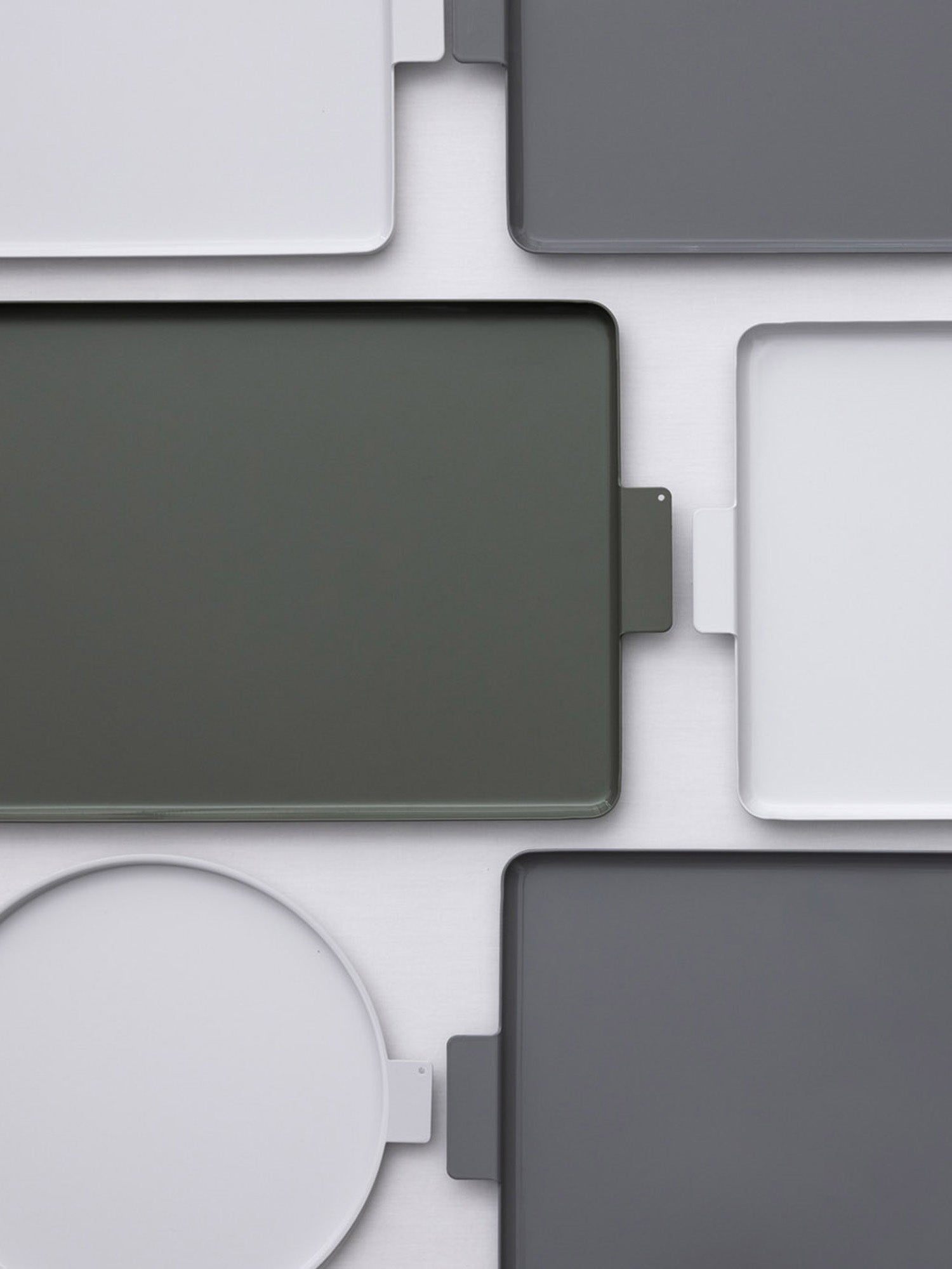 Aluminum Rectangle Tray – Old Green