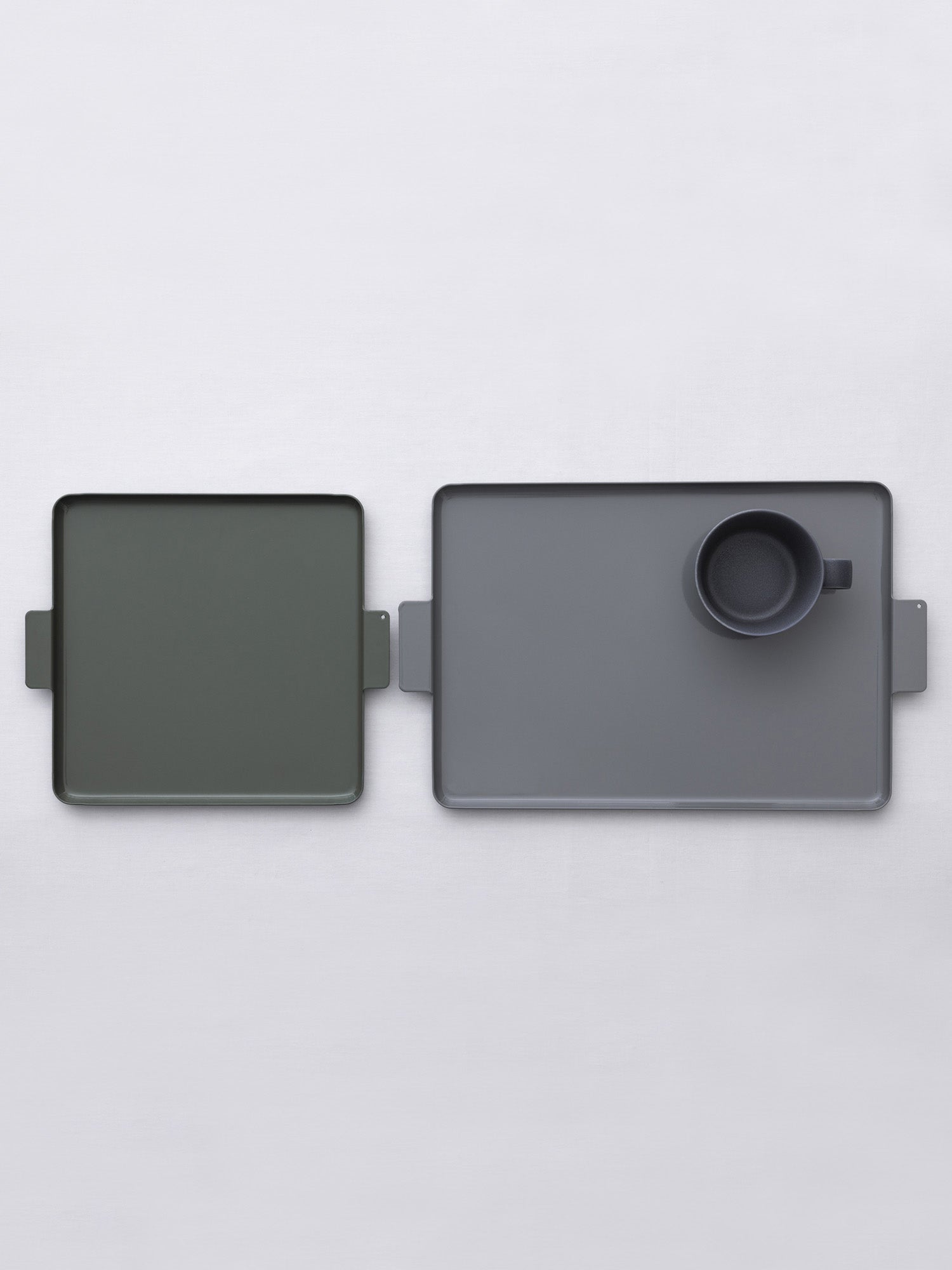 Aluminum Square Tray – Old Green