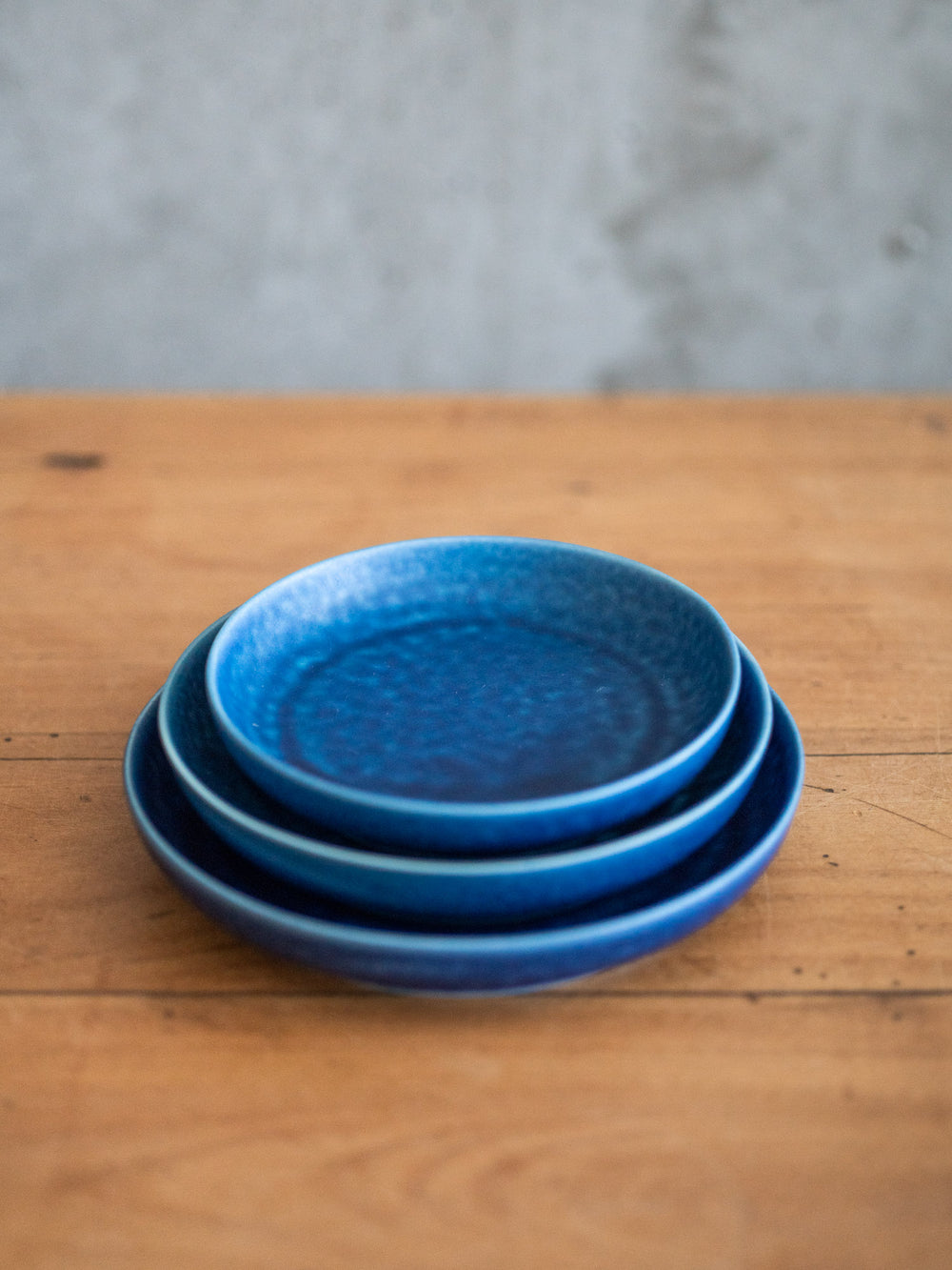 ReIRABO Round Plate – Offshore Blue