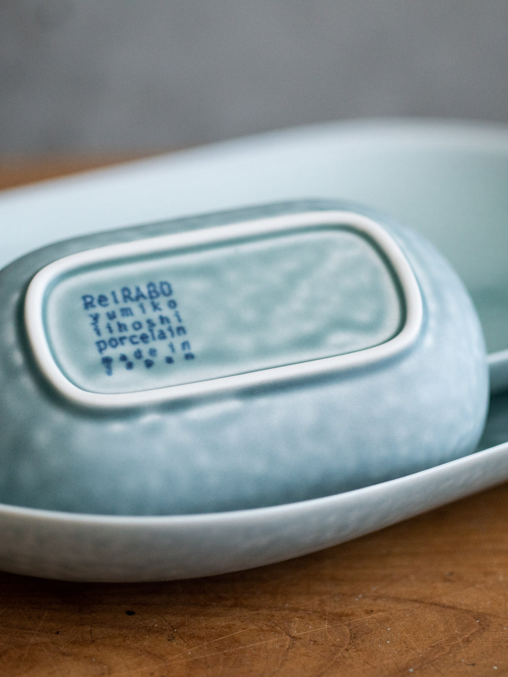 ReIRABO Oval Plate – Spring Mint Green