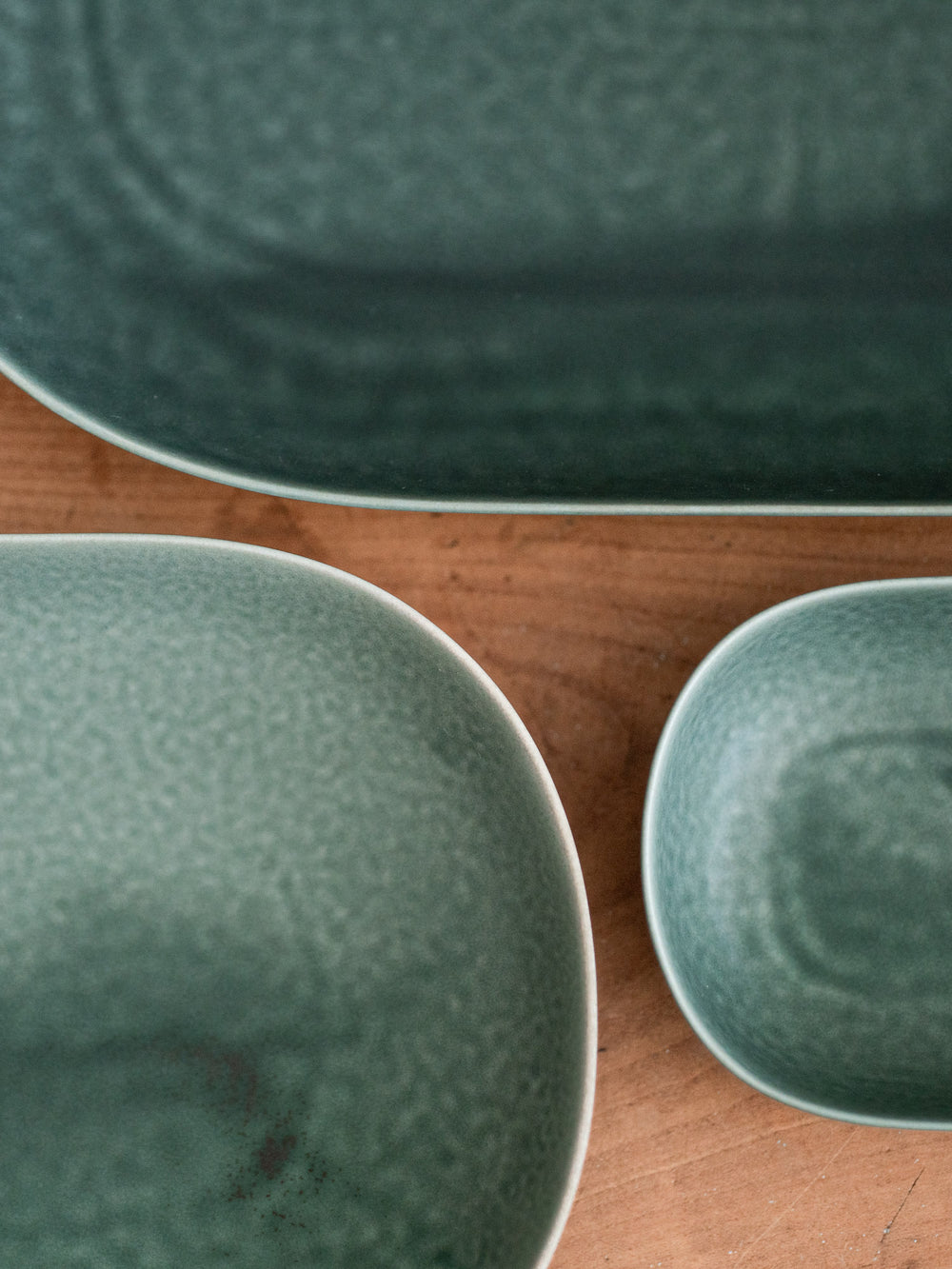 ReIRABO Oval Plate – Winter Night Grey