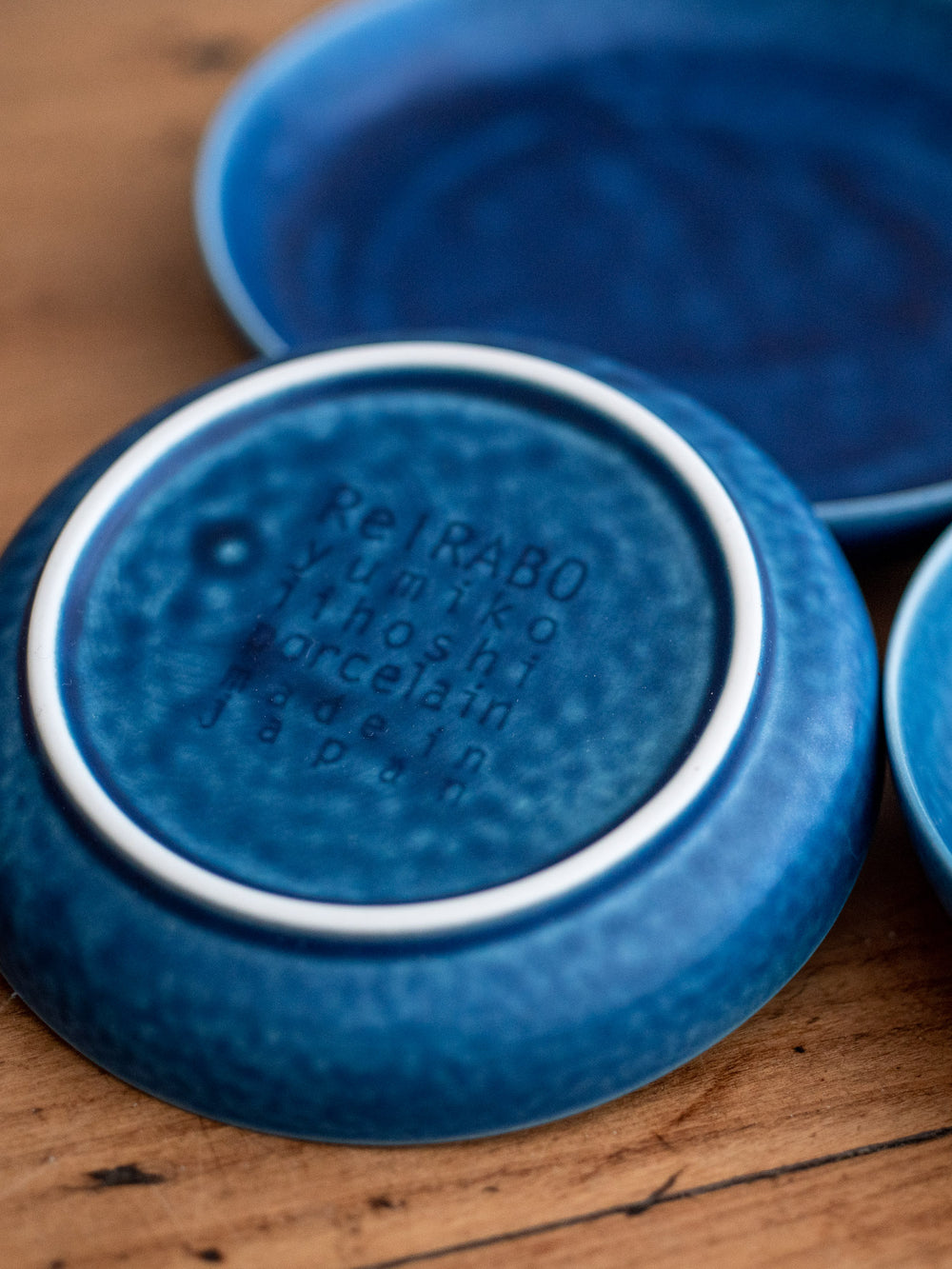 ReIRABO Round Plate – Offshore Blue