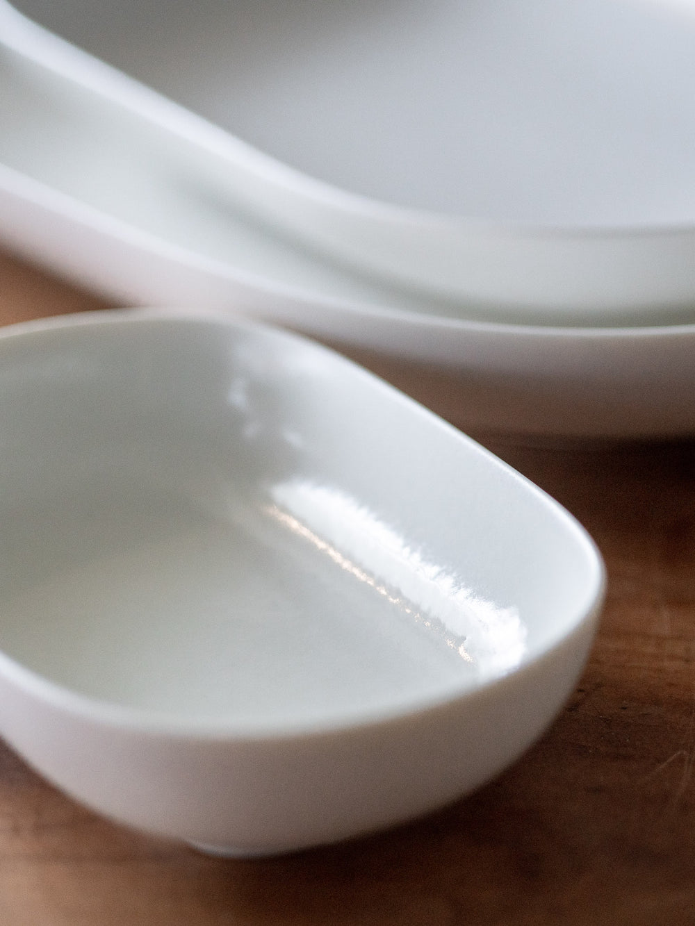 ReIRABO Oval Plate – Quiet White