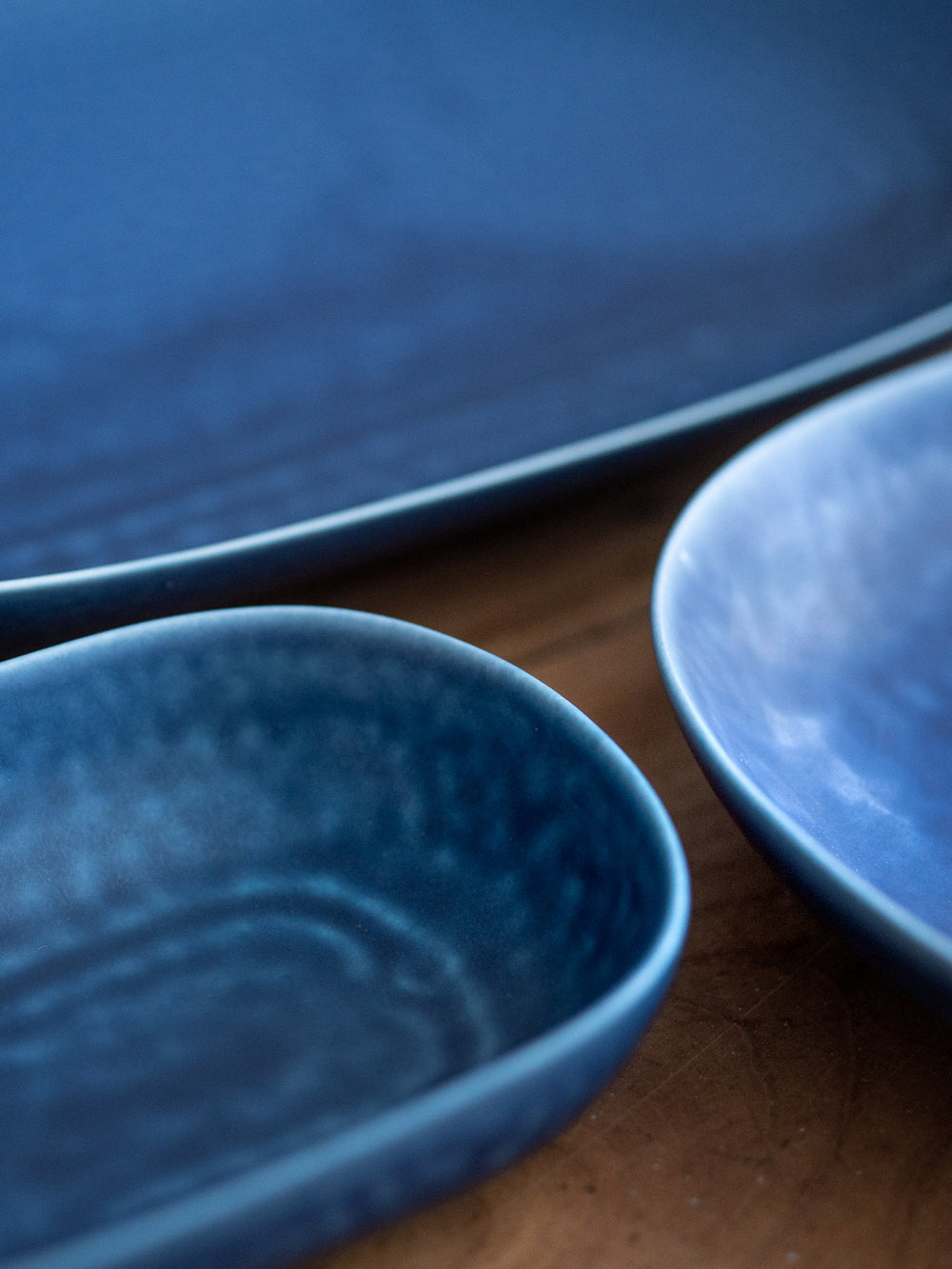 ReIRABO Oval Plate – Offshore Blue