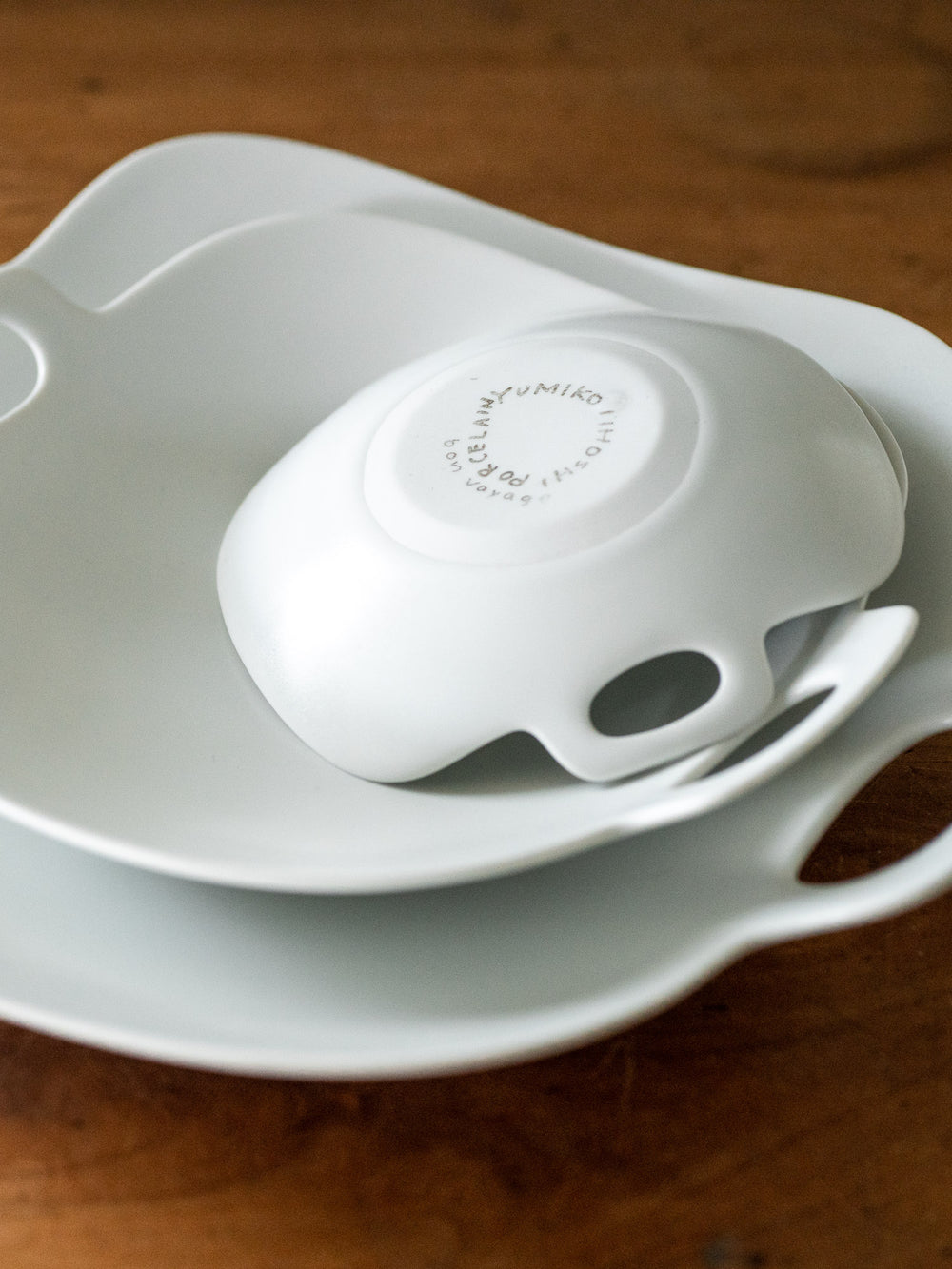 Bon Voyage Plate – White