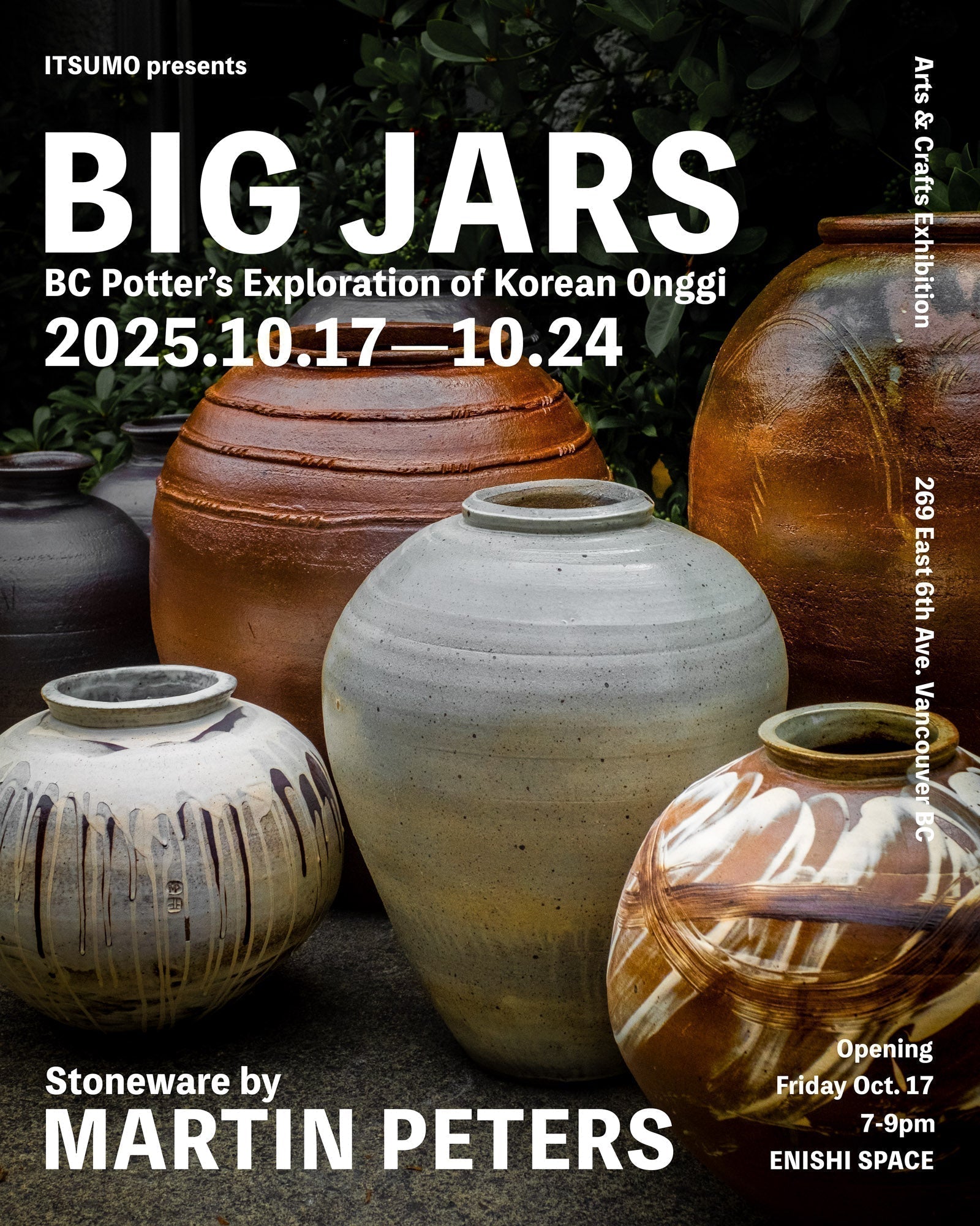 BIG JARS - Stoneware by MARTIN PETERS