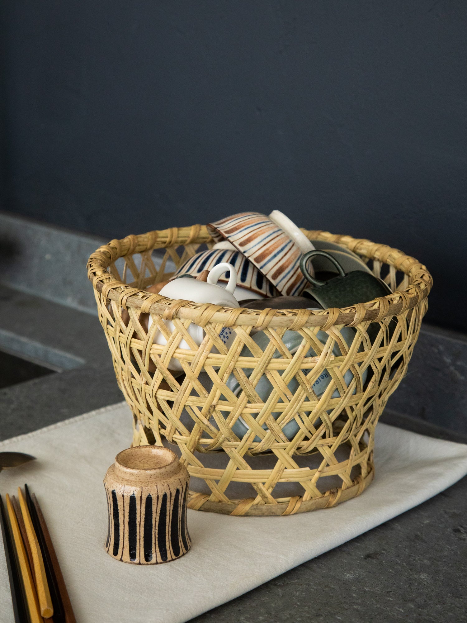 Shinodake Bamboo Drainer Basket